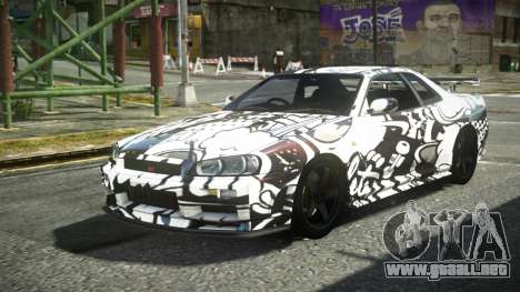 Nissan Skyline R34 F-Sport S4 para GTA 4