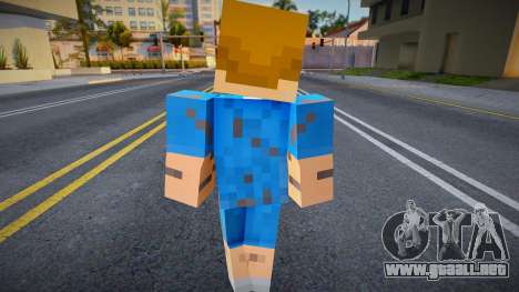 Minecraft Ped Dwayne para GTA San Andreas