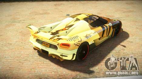 Koenigsegg Agera One FSR S11 para GTA 4