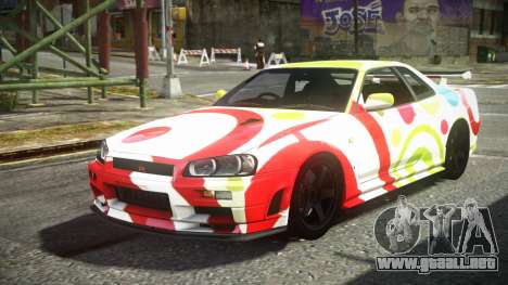 Nissan Skyline R34 F-Sport S2 para GTA 4