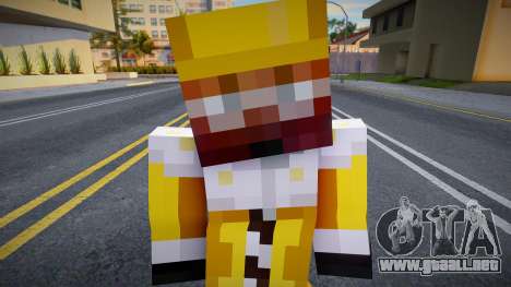 Minecraft Ped Bmypimp para GTA San Andreas