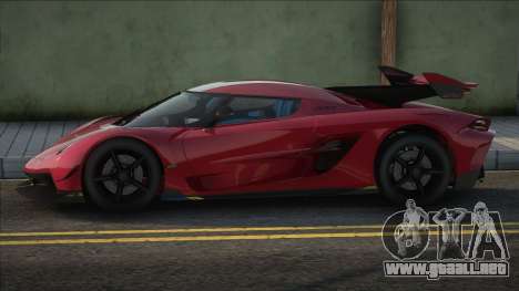 Koenigsegg Jesko Absolut Red para GTA San Andreas