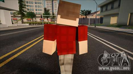 Minecraft Ped Omost para GTA San Andreas