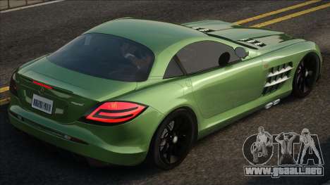 Mercedes-Benz SLR McLaren 722 Green para GTA San Andreas