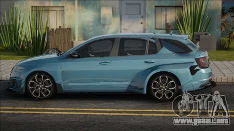 Skoda Octavia VRS A7 Blue para GTA San Andreas