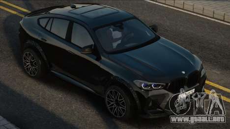 BMW X6m Competition Blek para GTA San Andreas