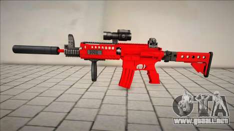 Red Gun Elite M4 para GTA San Andreas