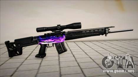 Sniper Rifle Purple para GTA San Andreas