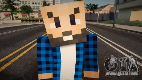 Minecraft Ped Hmost para GTA San Andreas