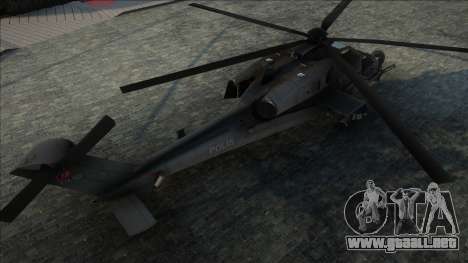 TUSAŞ T-129 Polis Atak Helikopteri Modu para GTA San Andreas