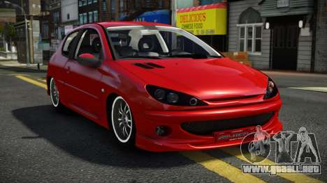 Peugeot 206 DF para GTA 4