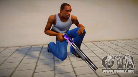 Chromegun Purple ver1 para GTA San Andreas