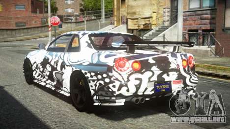 Nissan Skyline R34 F-Sport S4 para GTA 4