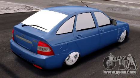 Lada Priora Hetchbek Blue para GTA 4