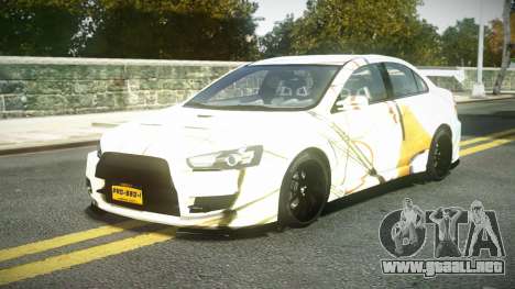 Mitsubishi Evo X R-Tuned S8 para GTA 4