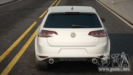 Volkswagen Golf White para GTA San Andreas
