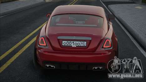 Rolls-Royce Wraith Red para GTA San Andreas
