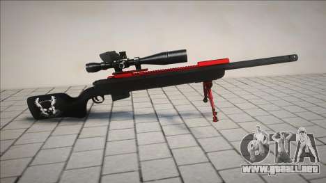 Red Gun Sniper Rifle para GTA San Andreas
