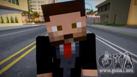 Minecraft Ped Mafboss para GTA San Andreas