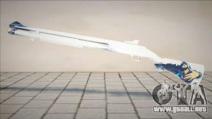 White Chromegun para GTA San Andreas