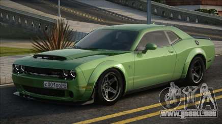 Dodge Challenger SRT Demon Devo para GTA San Andreas