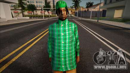 Fam 2 Green Style para GTA San Andreas