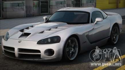 Dodge Viper ACR White para GTA San Andreas