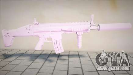 Pink M4 para GTA San Andreas