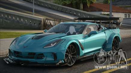 Chevrolet Corvette Blue para GTA San Andreas