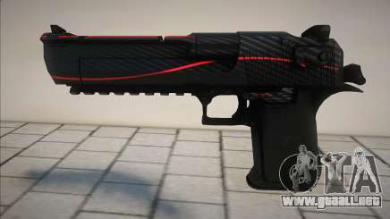 Red-Black Desert Eagle para GTA San Andreas