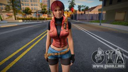 DOA Hitomi [Claire Redfield Cosplay] para GTA San Andreas