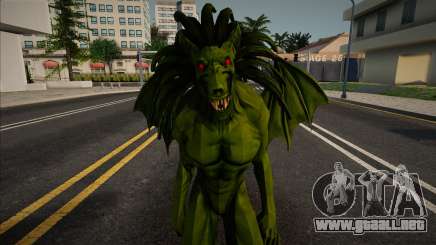 Demonio 2 Color Verde Porteada de GTA 5 para GTA San Andreas