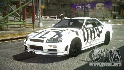 Nissan Skyline R34 F-Sport S7 para GTA 4