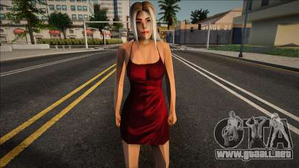 Julia con un vestido de noche para GTA San Andreas