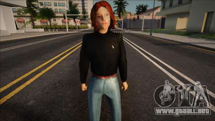 Red-haired girl in jeans para GTA San Andreas