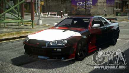 Nissan Skyline R34 F-Sport S9 para GTA 4