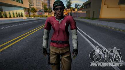 Chris Redfield Thug Outfit from Resident Evil (G para GTA San Andreas