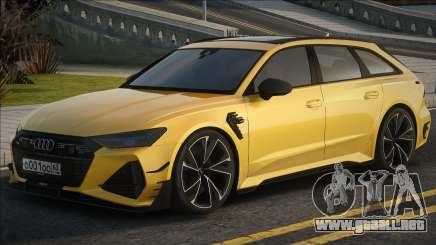 Audi RS6 Avant Yellow para GTA San Andreas