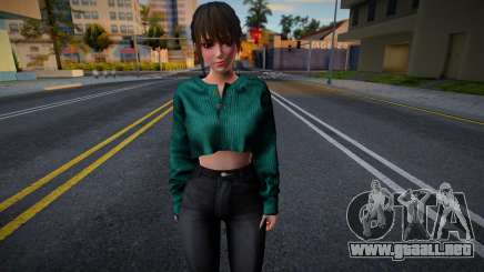 DOAXVV Nanami - Comfy High Waist Jeans v2 para GTA San Andreas