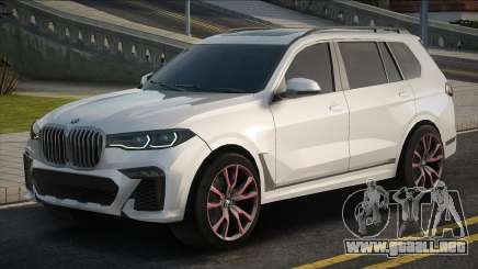 BMW X7 White para GTA San Andreas