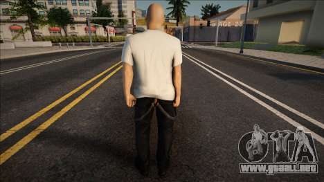 Hombre de moda en camiseta para GTA San Andreas