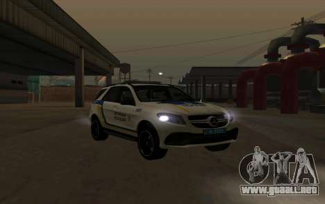 Mercedes-Benz GLE 63s NP Ucrania para GTA San Andreas