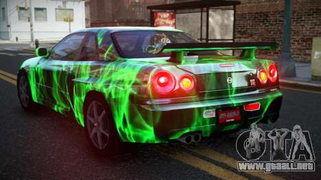 Nissan Skyline R34 PNZ S3 para GTA 4