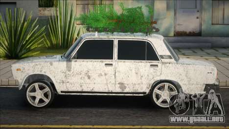 VAZ 2105 con un árbol de Navidad para GTA San Andreas