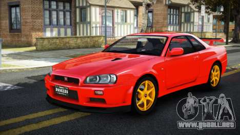 Nissan Skyline R34 PSC para GTA 4