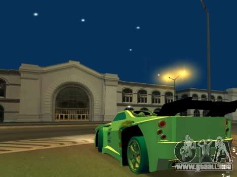 Línea de bajo de: Hot Wheels Acceleracers para GTA San Andreas