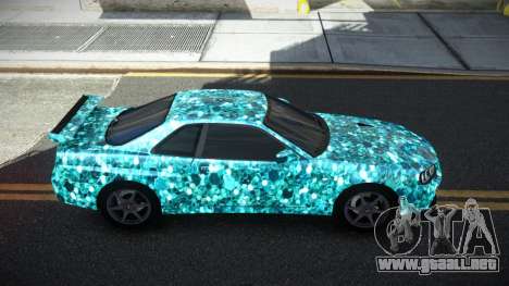 Nissan Skyline R34 PNZ S11 para GTA 4