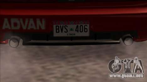 Acura NSX ADVAN para GTA San Andreas