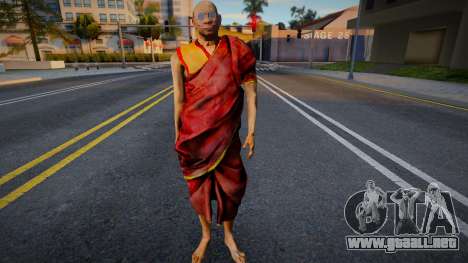 Monk Tibetan o Monje tibetano Version 2 Tunica d para GTA San Andreas