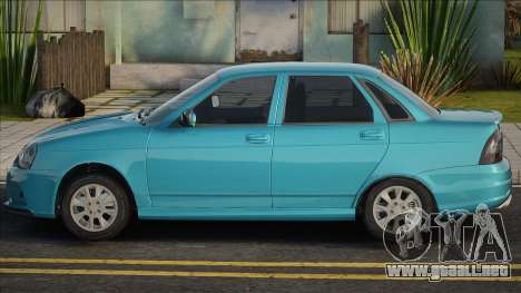 Lada Priora Blue Ver para GTA San Andreas